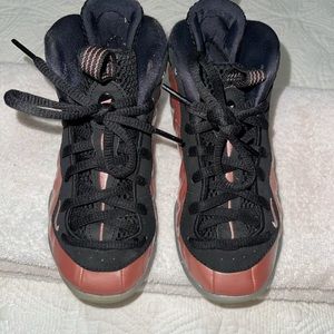 Kids Nike Air Foamposite One Rust Pink shoes